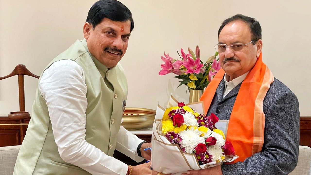 CM Mohan Yadav invited Union Minister JP Nadda for the ground breaking ceremony of 4 medical colleges based on PPP model.