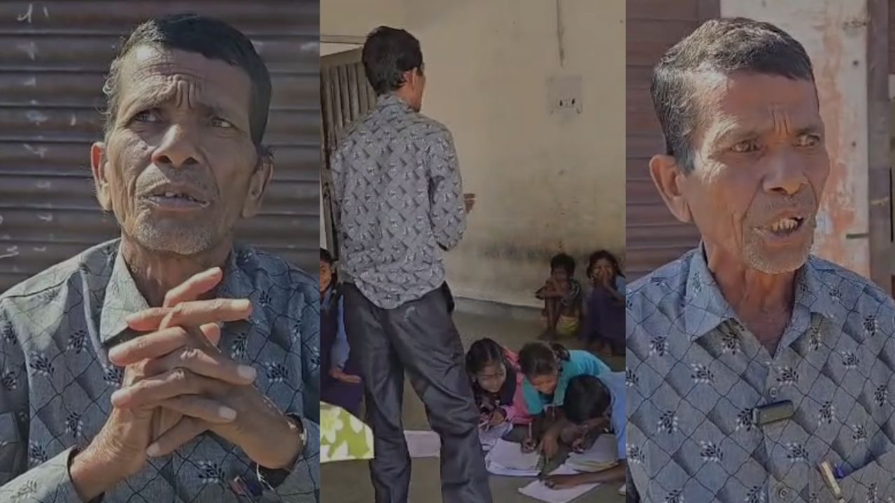 A video of a teacher teaching in school while drunk has gone viral.