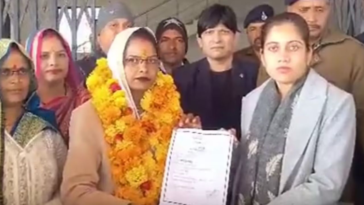 Semariya by-election: Padma Rohini Kushwaha becomes the chairperson of the municipal council.