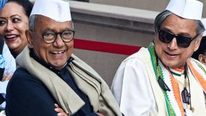 Shashi Tharoor defended Digvijay Singh.