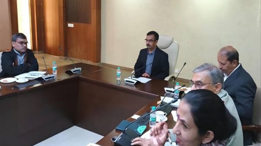 Additional Chief Secretary Anupam Rajan held a review meeting
