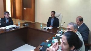 Additional Chief Secretary Anupam Rajan held a review meeting