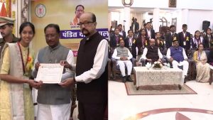 Chhattisgarh meritorious students honoured