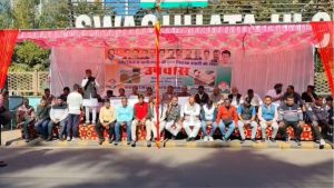 Congress holds a one-day fast in Jabalpur over the contaminated water issue