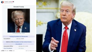 Donald Trump acting president of Venezuela