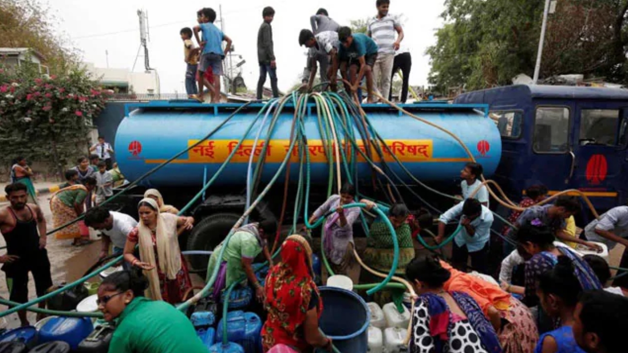 No Water Supply in Delhi