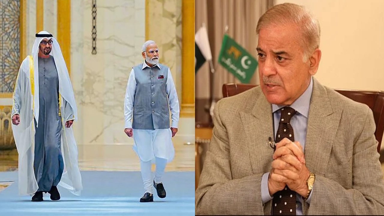 PM Modi UAE ShehbaZ Sharif