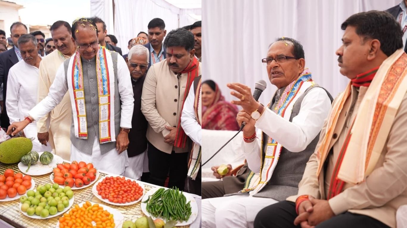 Shivraj Singh Chouhan participated in the farmers' fair.