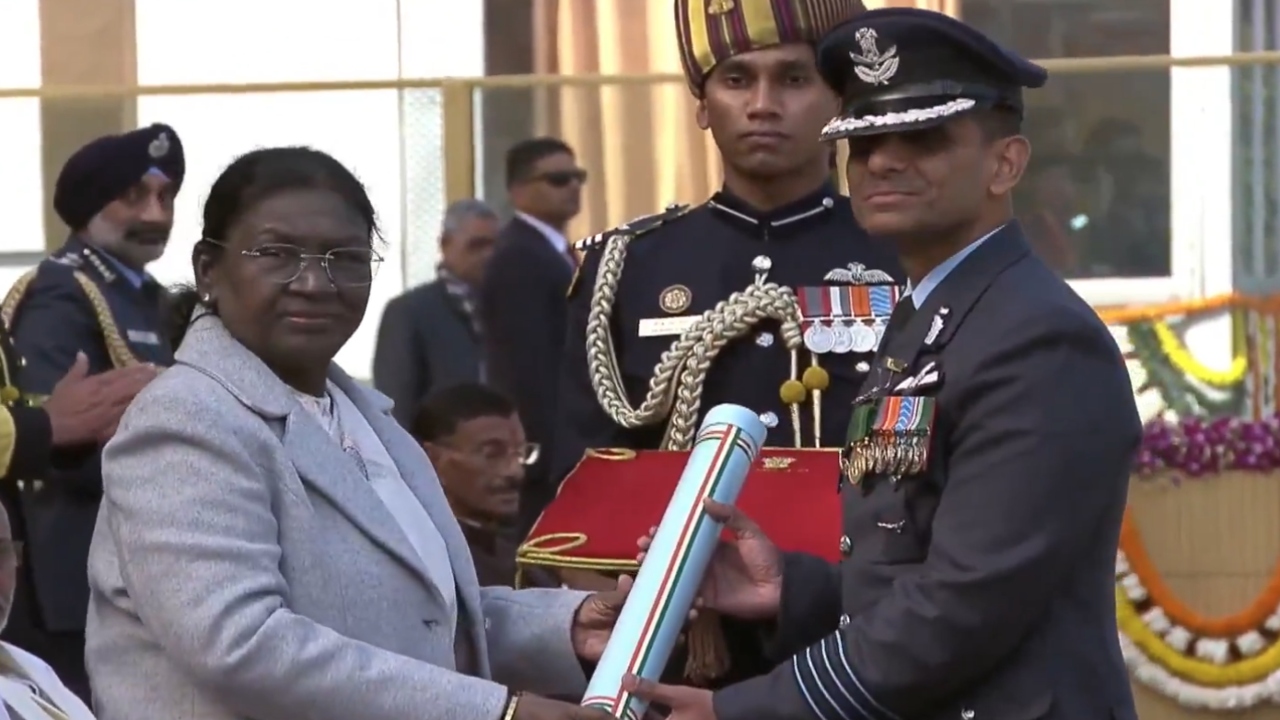 Shubhanshu Shukla ashok Chakra