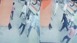 Miscreants pelting stones in Tarana, Ujjain.