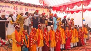 In Mauganj, 199 couples got married under the Chief Minister Kanya Vivah Yojana.