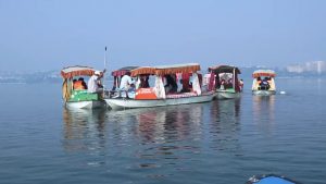 Record number of tourists reached the Boat Club in the New Year.
