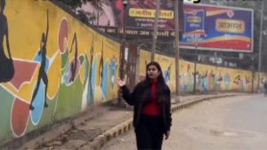 Paintings depicting yoga postures in Gwalior are obscene.