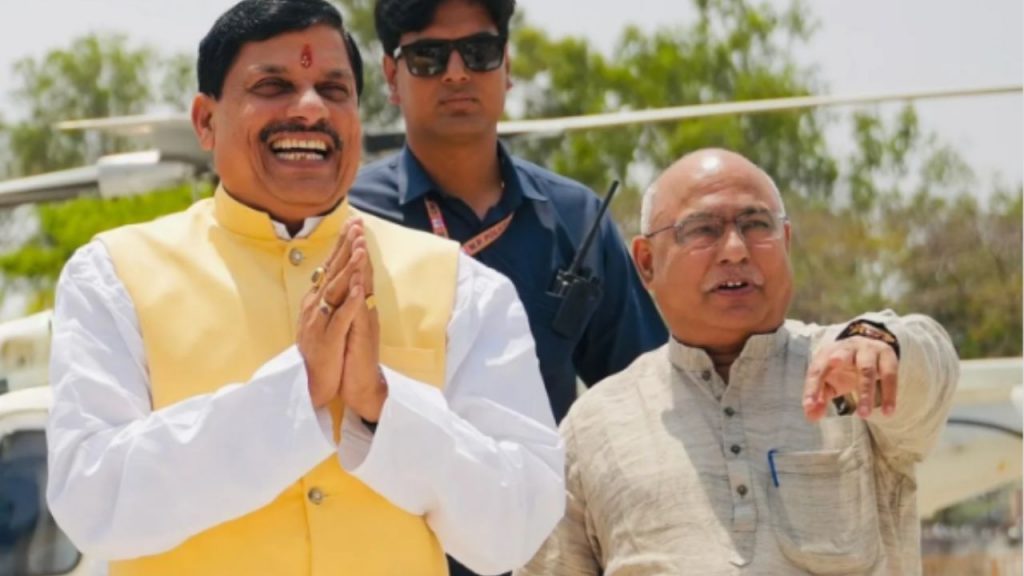 CM Mohan Yadav and MP BJP President Hemant Khandelwal