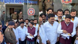 The Congress General Secretary submitted a memorandum demanding narco test of the Mayor.