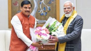 CM Mohan Yadav met PM Modi.
