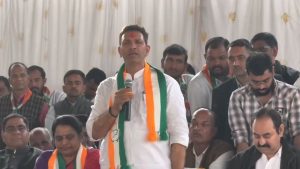 PCC chief Jitu Patwari addressed the Congress workers.