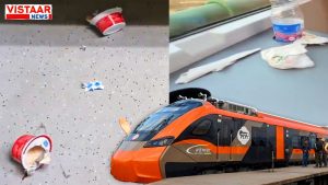 A video of littering in the Vande Bharat sleeper train has gone viral.