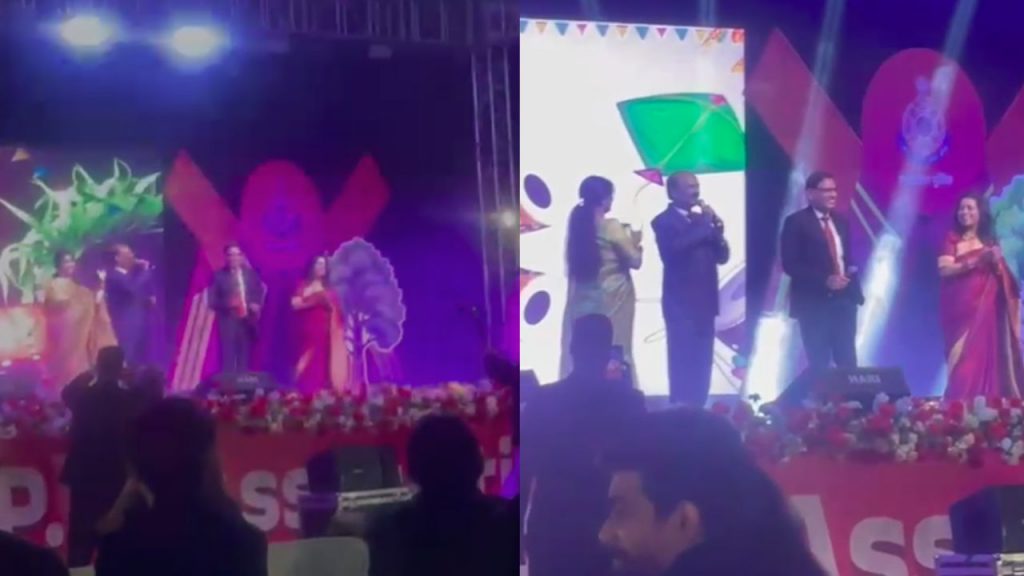 DGP Kailash Makwana was seen dancing to a song from the film Gadar.