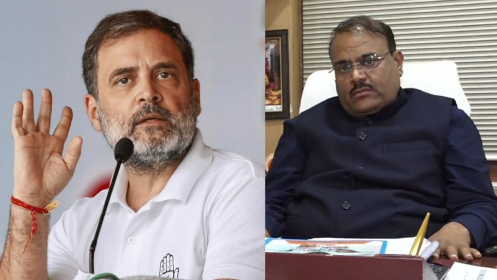 Rahul Gandhi visited Indore, and BJP leader Sumit Mishra said that Congress is doing politics over death.