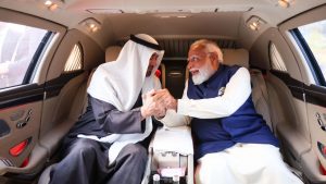 pm modi uae president mohammed bin Zayed pacts car diplomacy