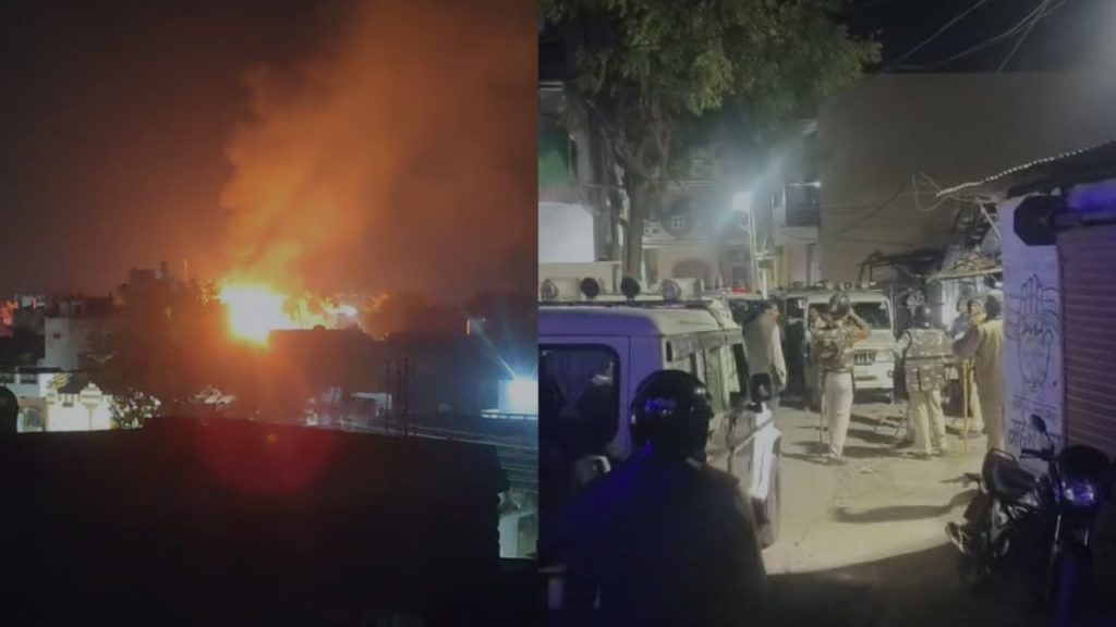 Ujjain tarana violence 25 accused arrested arson and stone pelting