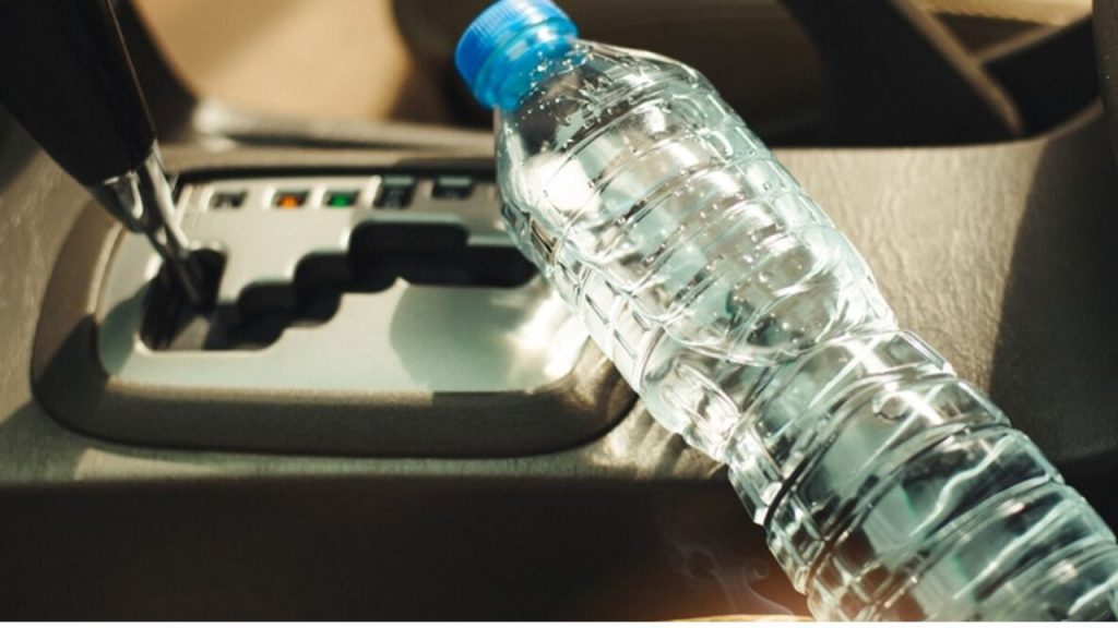 water bottle left in car safety