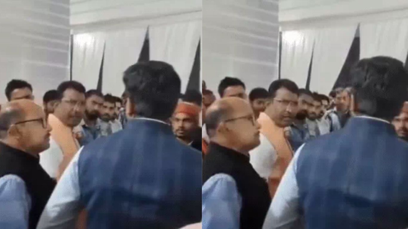 BJP MLA Rohit Sahu reprimanded the officers