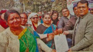 BLO protest against SIR