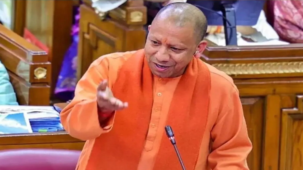CM Yogi Adityanath in UP Vidhan Sabha