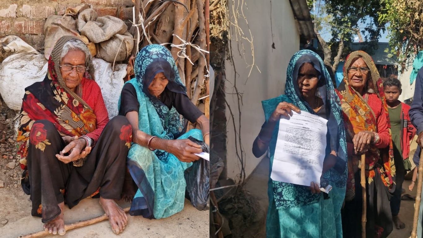 Elderly women appealed to the government