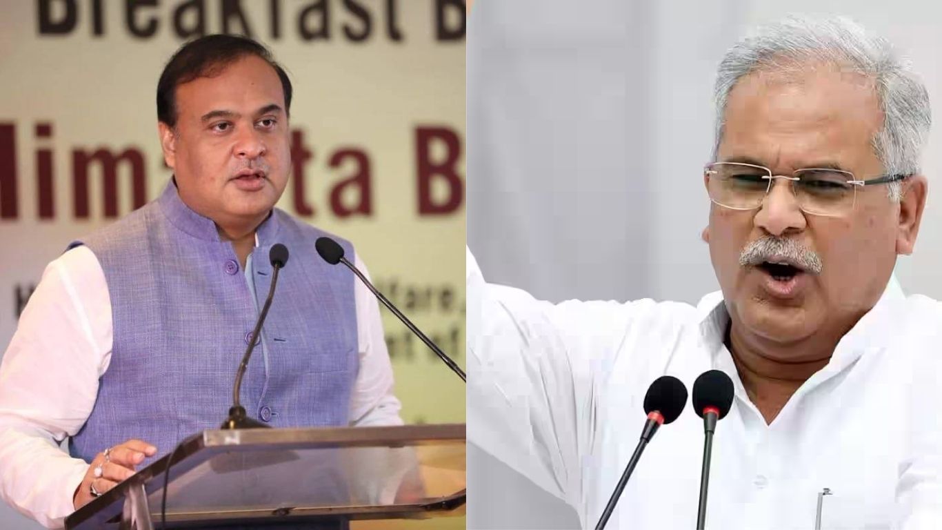 Himanta Biswa Sarma and Bhupesh Baghel