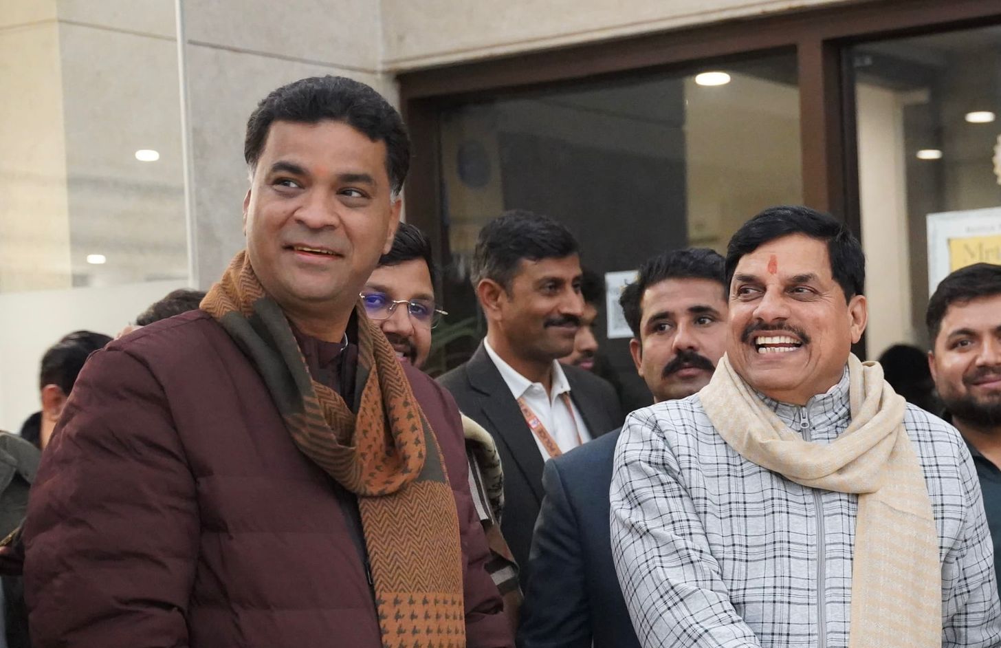 CM Mohan Yadav and Pradesh Mahamantri Rahul Kothari