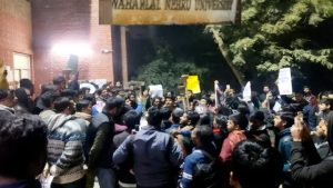 JNU Clash between ABVP and Left