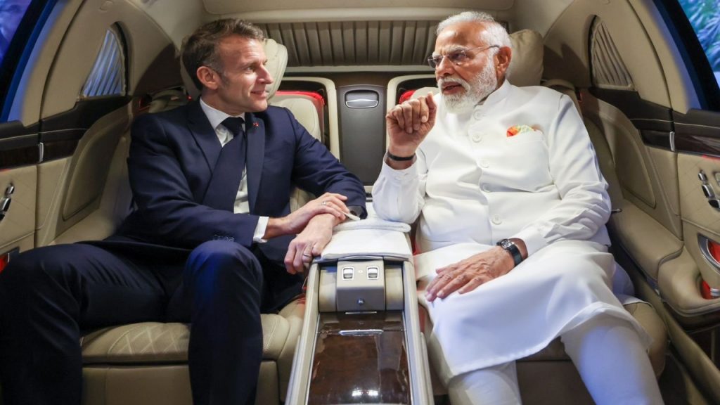 PM Modi and macron