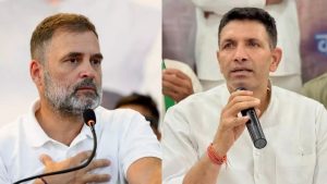 Rahul Gandhi and Jitu Patwari