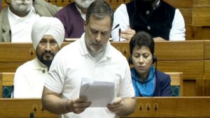 Rahul gandhi in Parliament