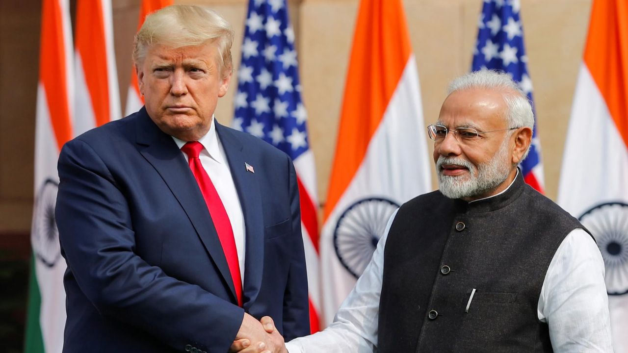 PM Modi and President Trump.