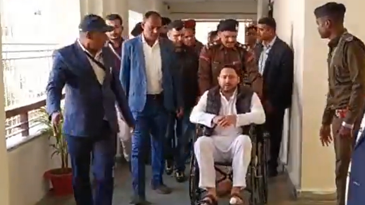 Tejashwi Yadav Wheel Chair