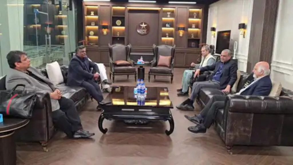 A meeting was held between ICC officials and PCB-BCB chairman.
