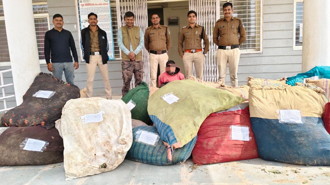 MP Police recovered drugs worth approximately Rs 22 crore.