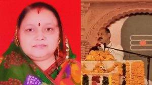 In Pandit Pradeep Mishra's Katha, a woman died of a heart attack.