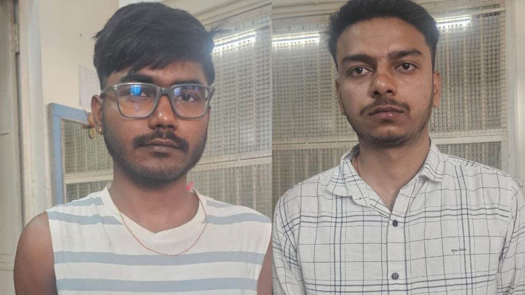 Two accused of firing at toll plaza in Gwalior arrested.
