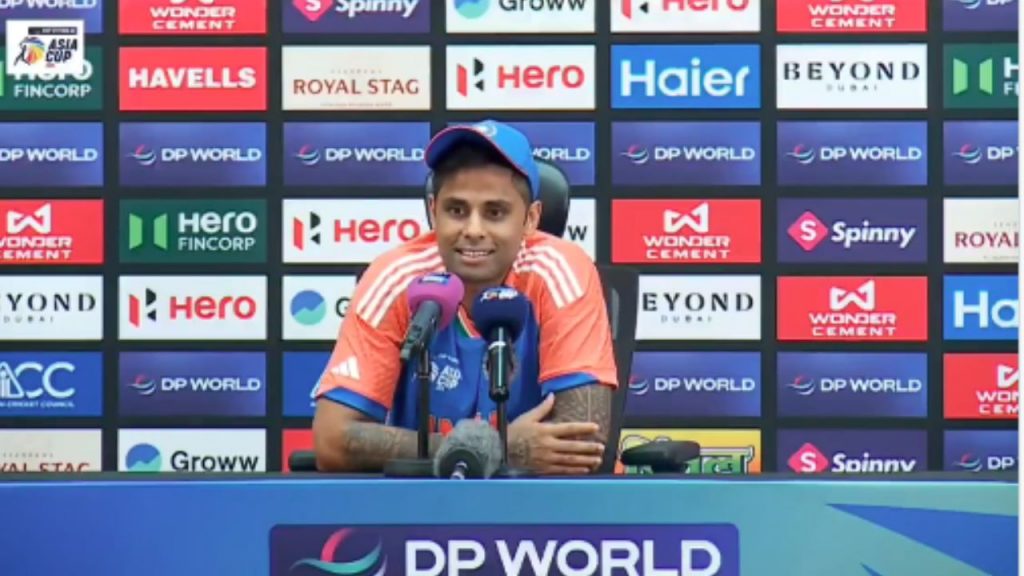 Captain Suryakumar Yadav.