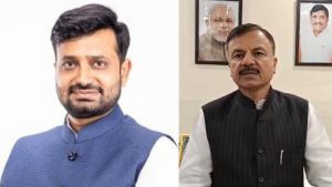 MLA Hemant Katare and Minister Uday Pratap Singh (File Photo)