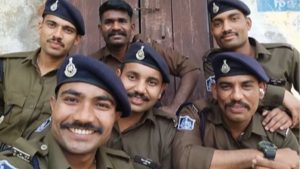 Viral reel of policemen