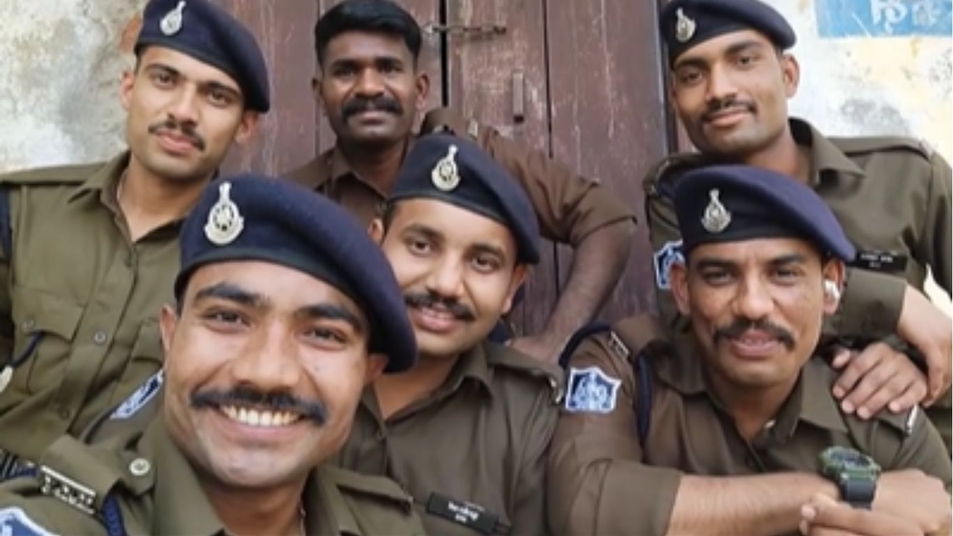 Viral reel of policemen