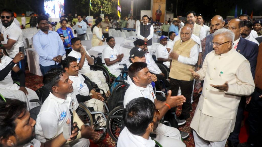 bhopal disabled cricket record