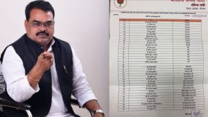 Bhopal bjp executive controversy Ravindra yati said list released again on maha shivratri