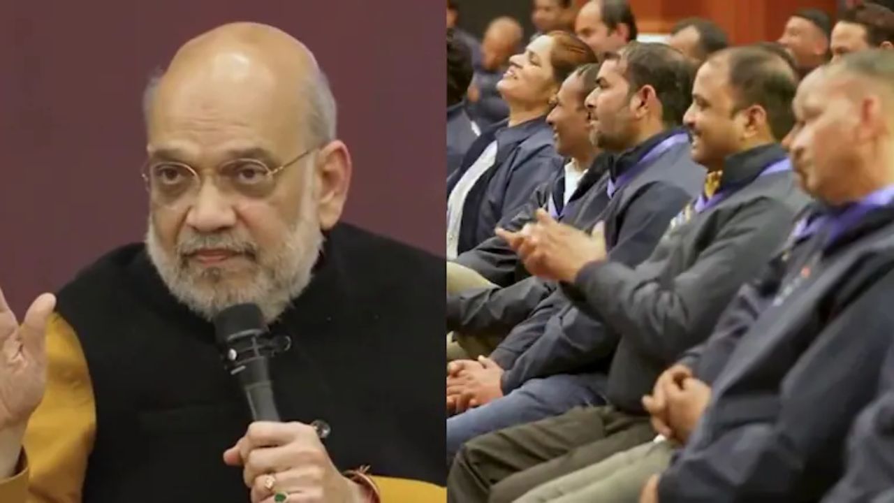 amit shah interacts with bharat taxi drivers